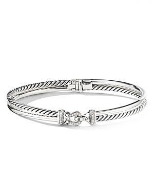 2-Row Buckle Bracelet with Diamonds Product Image