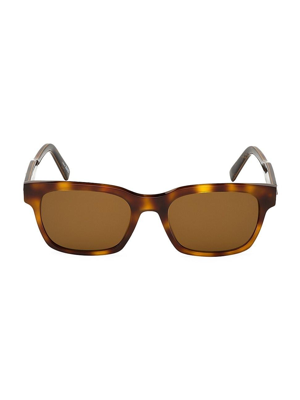 Mens 55MM Square Plastic Sunglasses Product Image