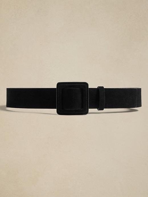 Suede Square Buckle Belt Product Image