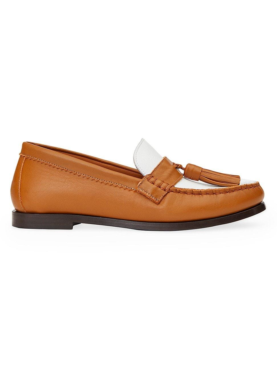 Womens Frieda Tassel Leather Loafers Product Image