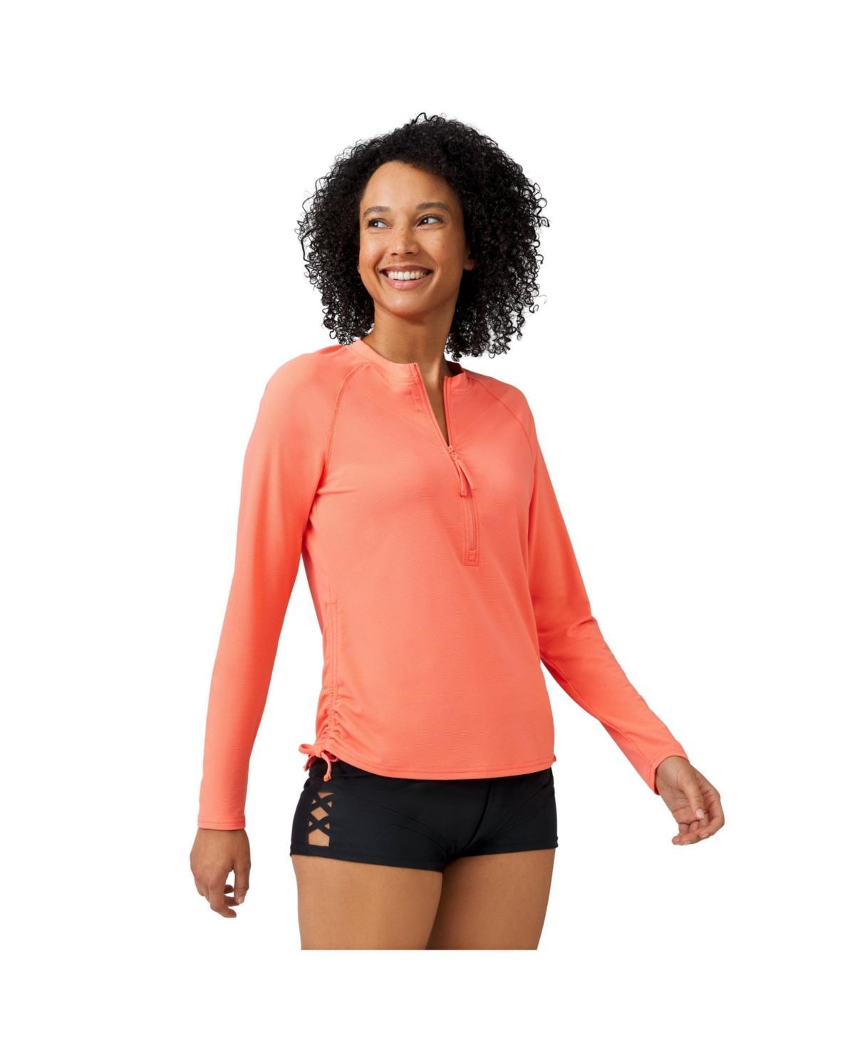 Free Country Womens SunFree Quarter Zip Upf Sunshirt Product Image