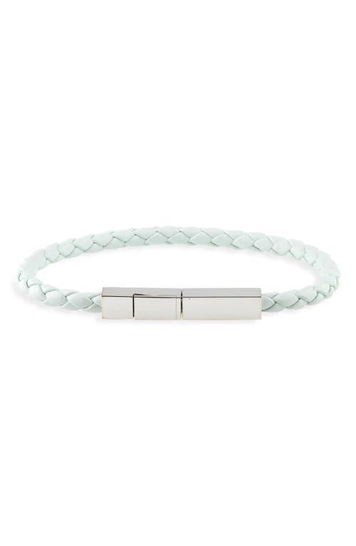 Bottega Veneta Mens Braided Leather Bracelet Product Image