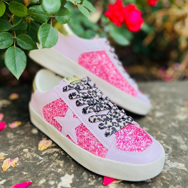 Pink Stars In Cali Sneakers Product Image