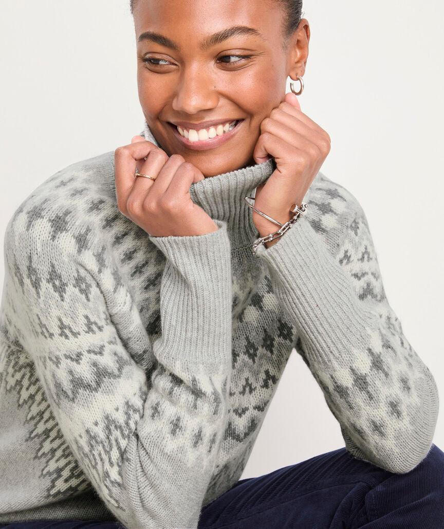 Nordic Fair Isle Turtleneck Sweater Product Image