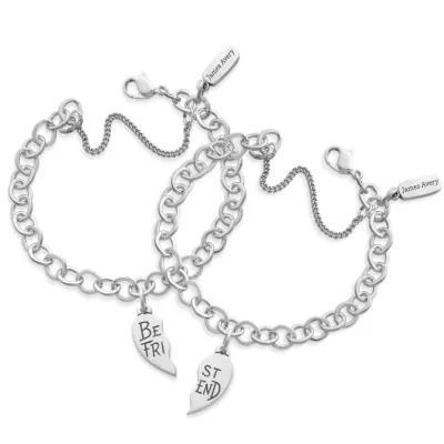 Best Friend Forged Link Charm Bracelets Product Image