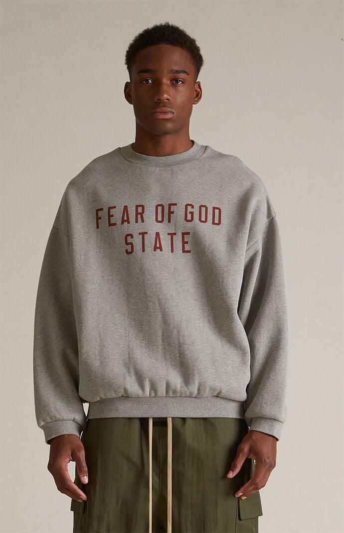 Fear of God Essentials Men's Fleece Crew Neck Sweatshirt - Product Image