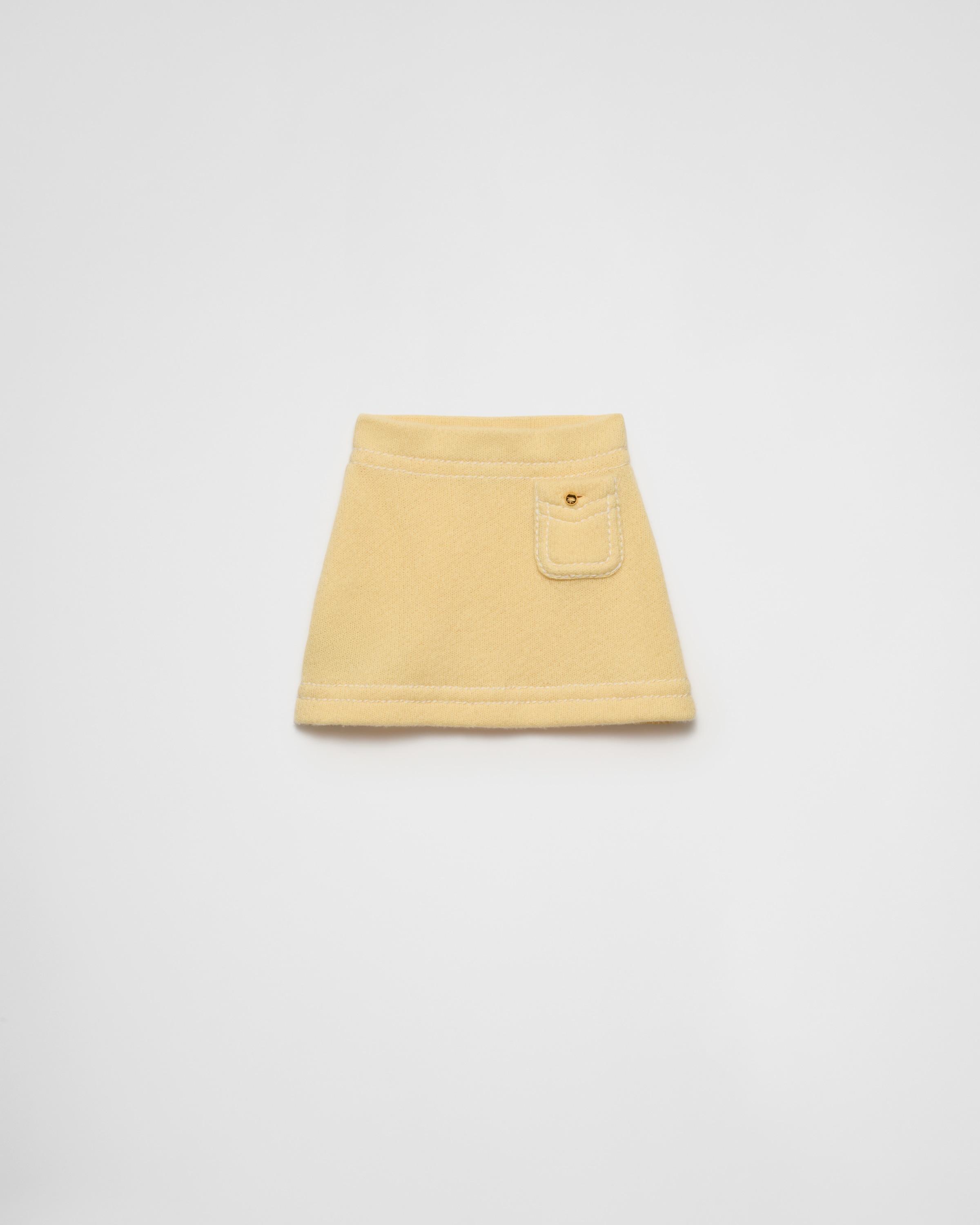 Cashmere miniskirt Product Image