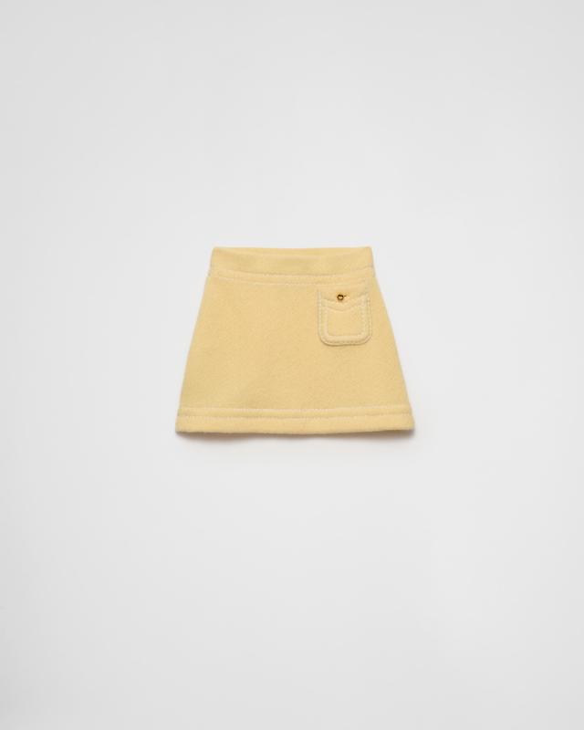 Cashmere miniskirt Product Image