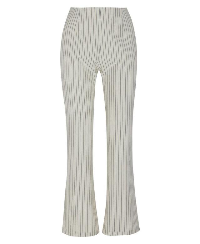 Womens Striped Wide Leg Pants Product Image