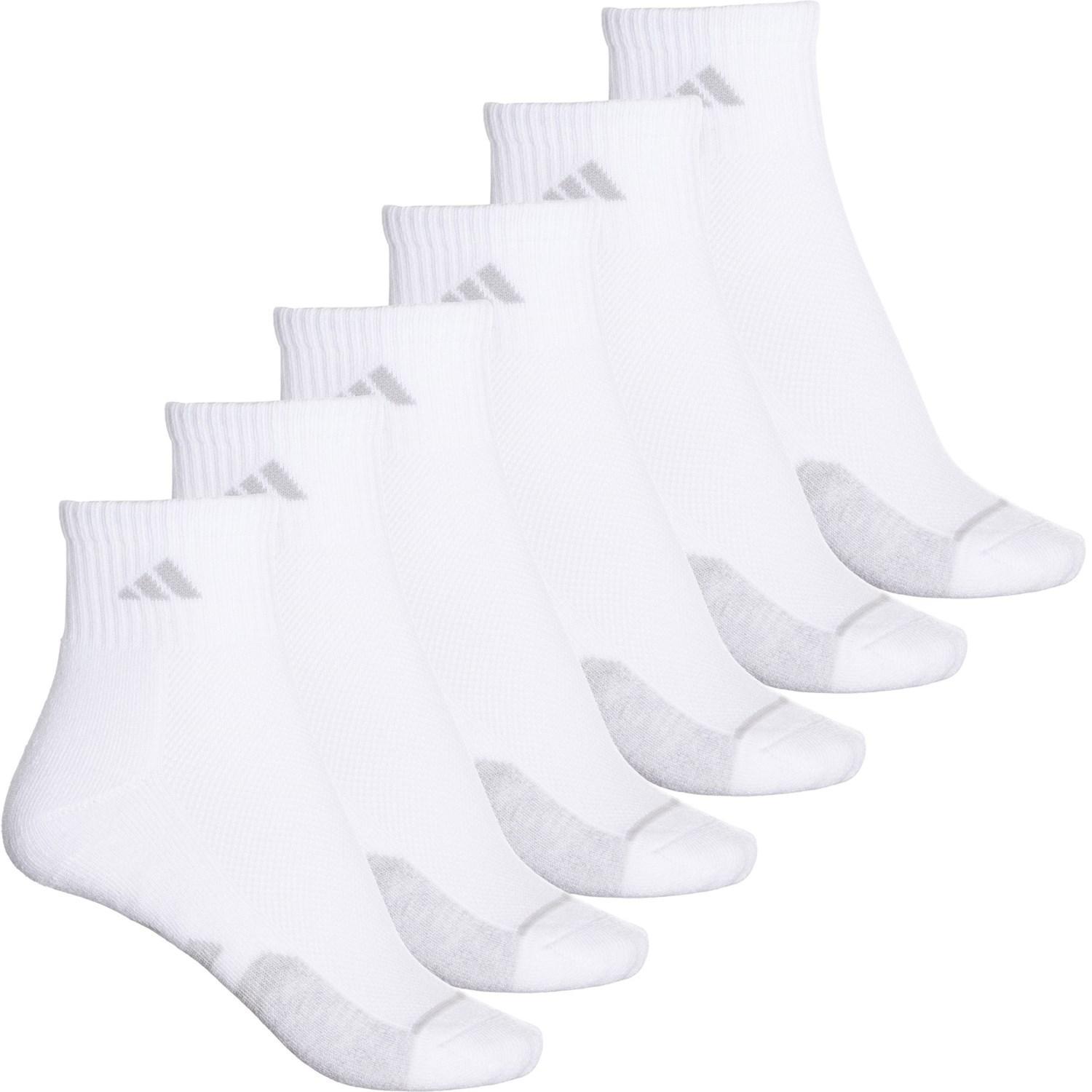 adidas Athletic Cushioned Socks - 6-Pack, Quarter Crew (For Women) Product Image