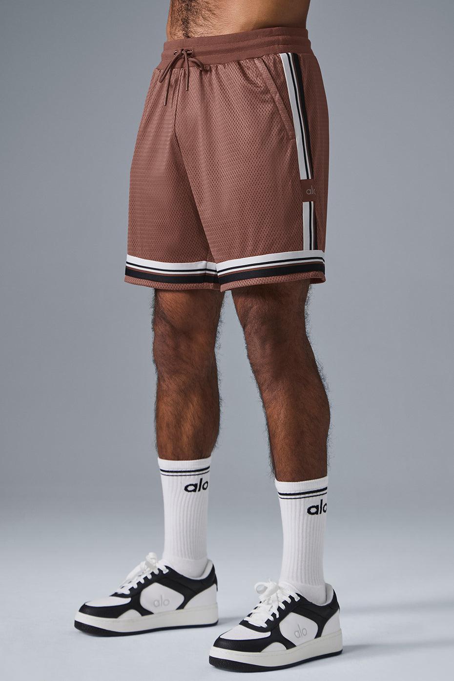 7" Key Mesh Basketball Short - Chestnut Male Product Image