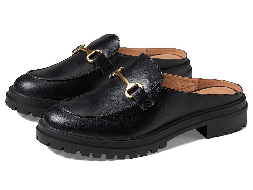 Madewell The Bradley Hardware Lugsole Loafer Mule (True Black) Women's Shoes Product Image