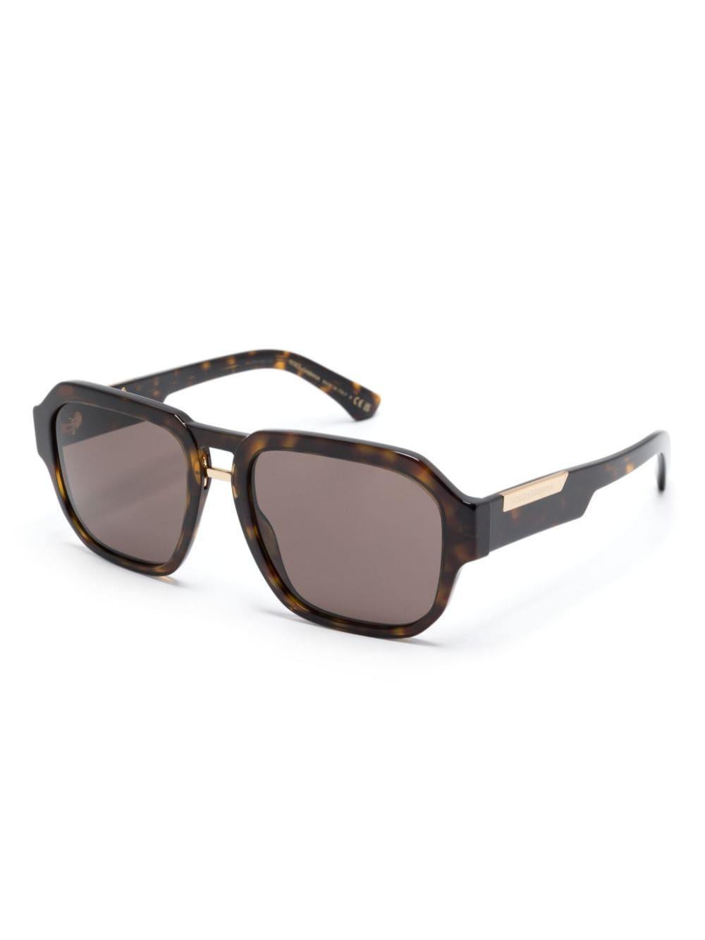 Dg4464 Sunglasses In Brown Product Image