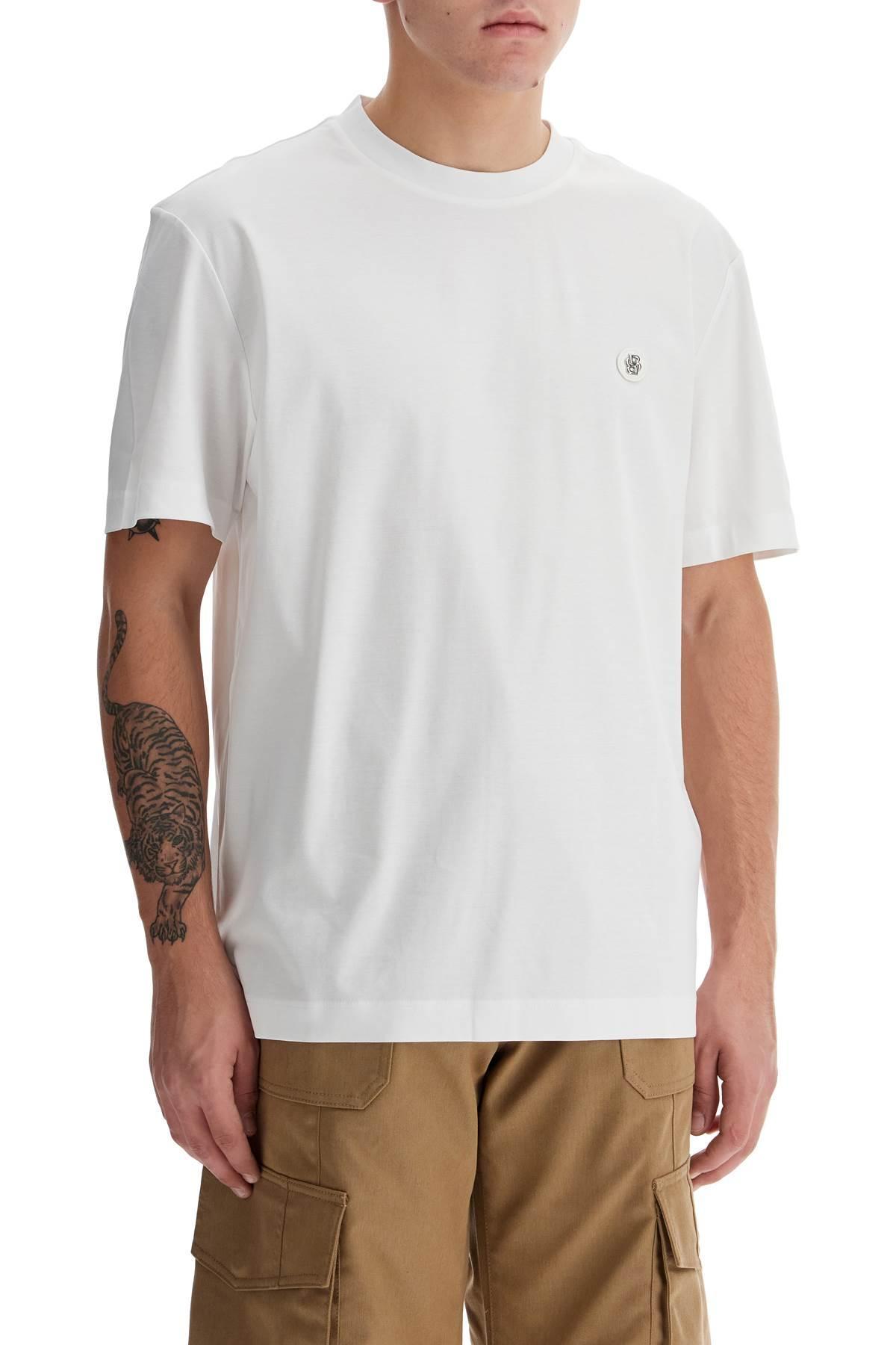 HUGO BOSS Taut Cotton T-shirt In White Product Image