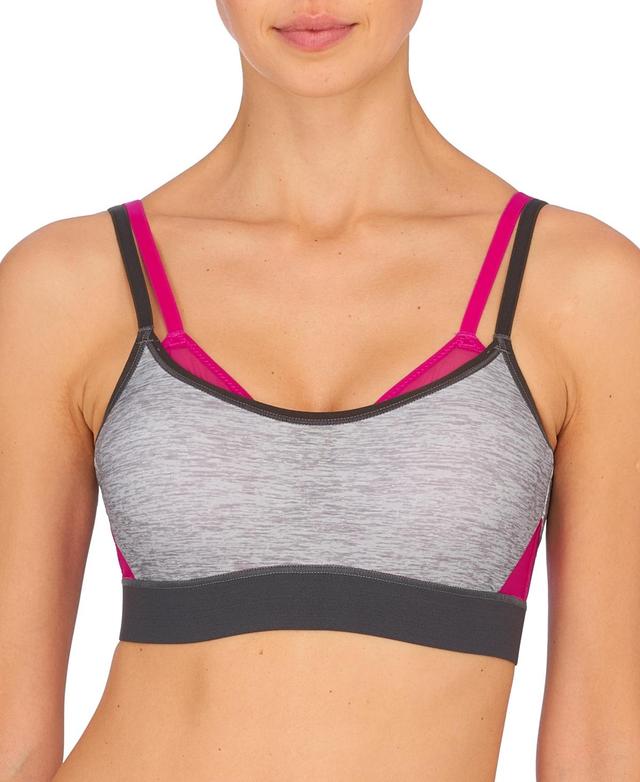 Natori Womens Gravity Contour Underwire Sport Bra 752201 - Grey Product Image