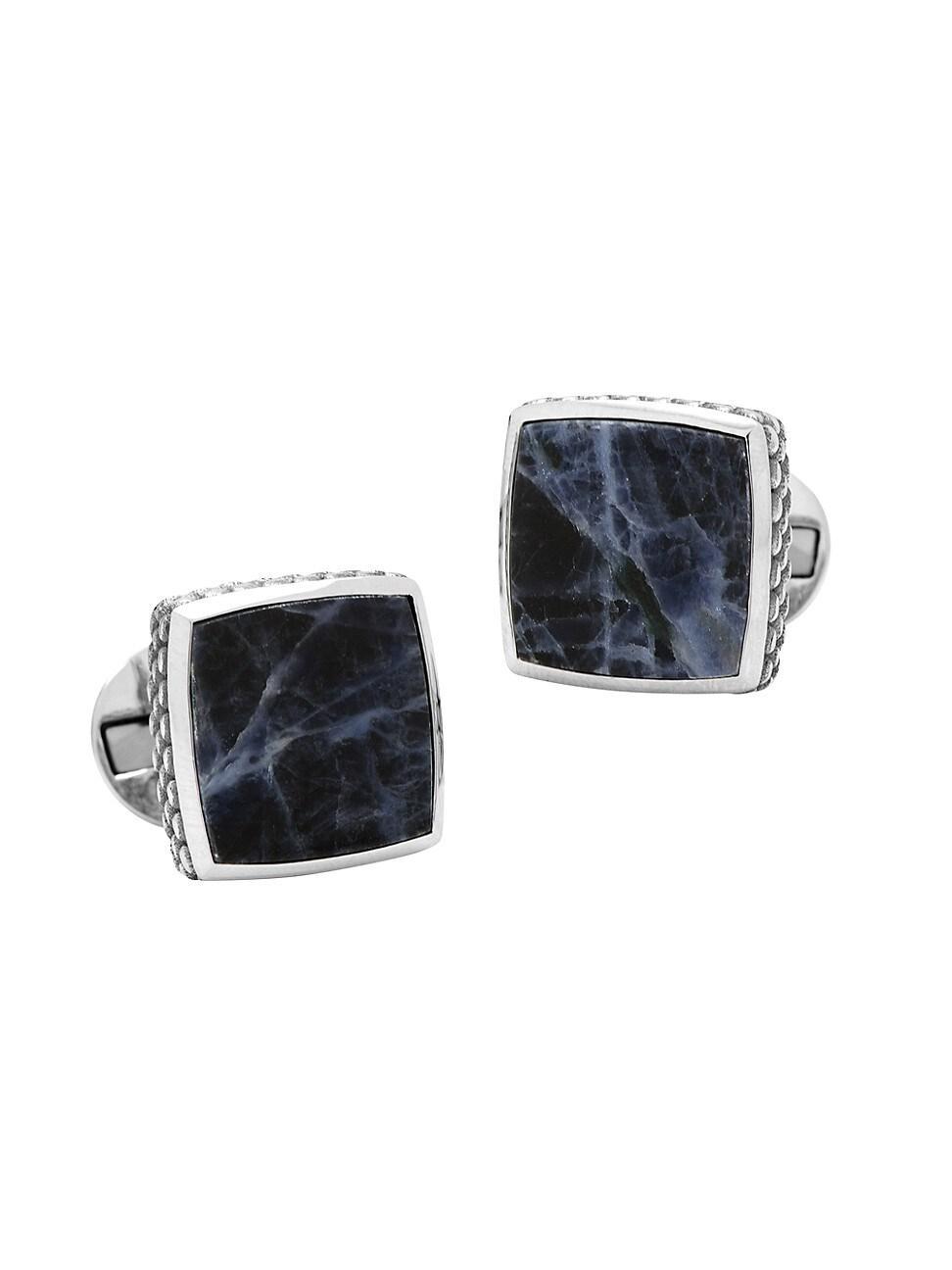 Cufflinks, Inc. Ravi Ratan Silver Stone Cuff Links Product Image