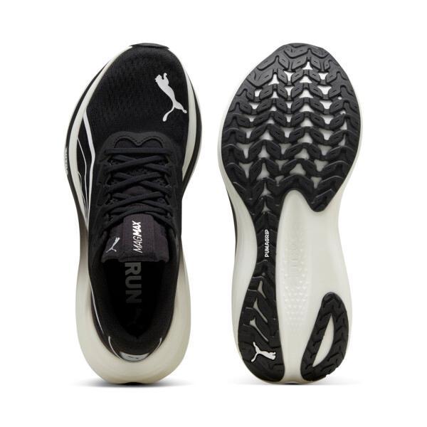 PUMA MagMax NITROâ¢ Men's Running Shoes in Black/White/Cool Dark Grey Product Image