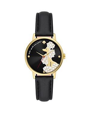 Womens Metro Goldtone Stainless Steel & Leather Poodle Watch/34MM Product Image