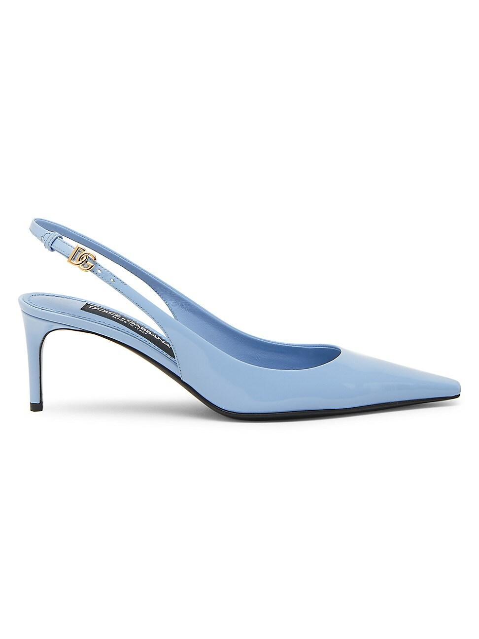 Womens Mun 60MM Logo-Detailed Patent Leather Pumps Product Image