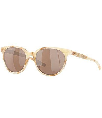 Costa Womens 6S2008 Isla 54mm Round Polarized Sunglasses Product Image