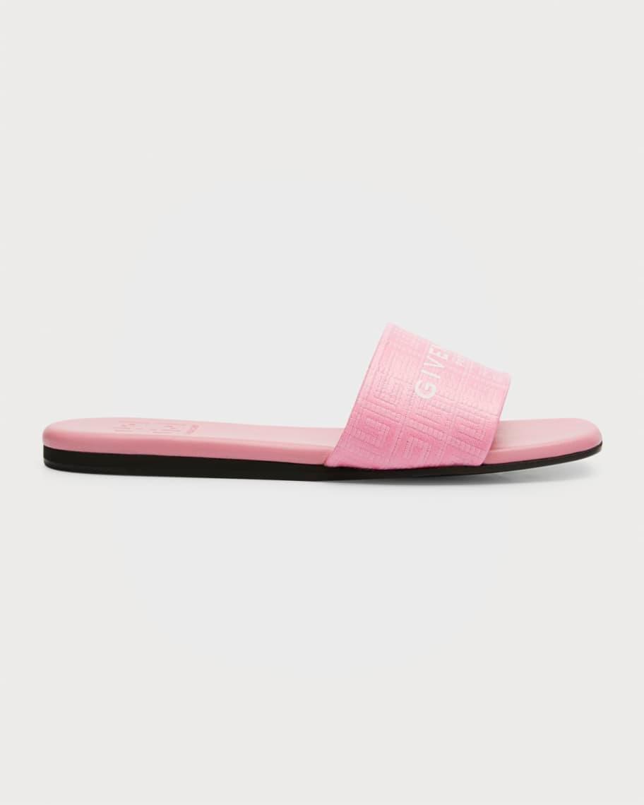 4G Monogram Flat Slide Sandals Product Image