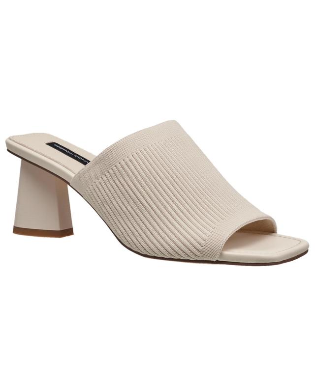 French Connection Womens Knit Styles Slip On Block Heel Sandal Product Image