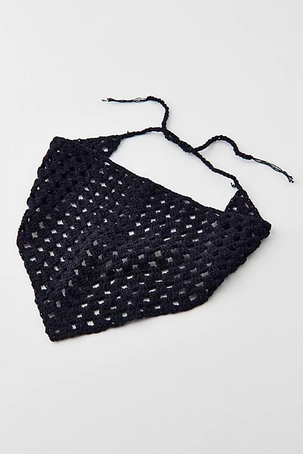 Knit Crochet Headscarf Womens at Urban Outfitters Product Image