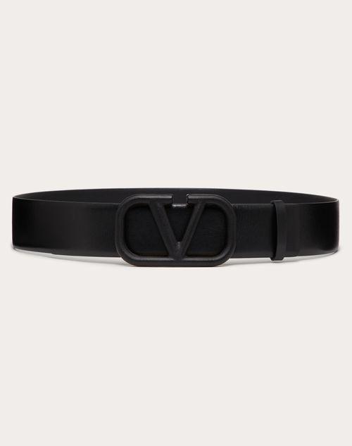 VLOGO SIGNATURE BELT IN GLOSSY CALFSKIN 40MM Product Image