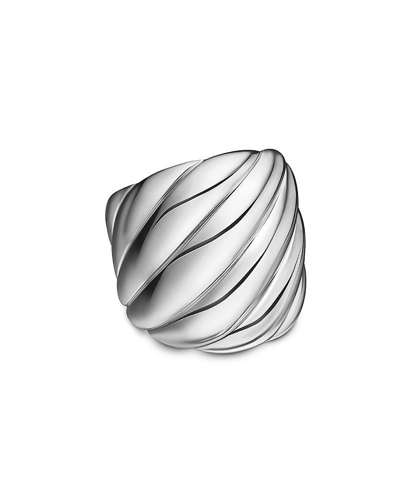 David Yurman Sterling Silver Sculpted Cable Ring Product Image