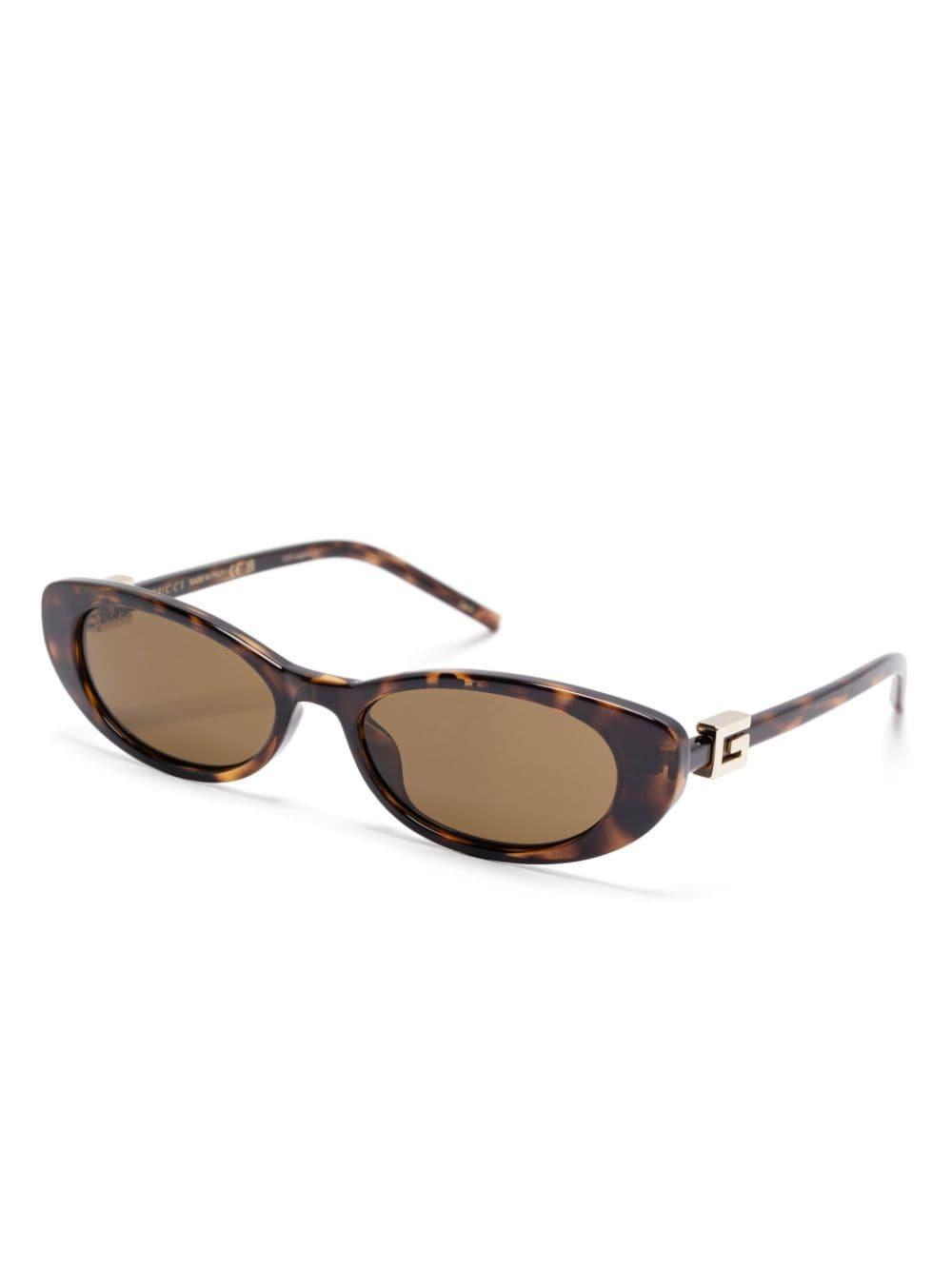 Cat-eye Sunglasses In Brown Product Image