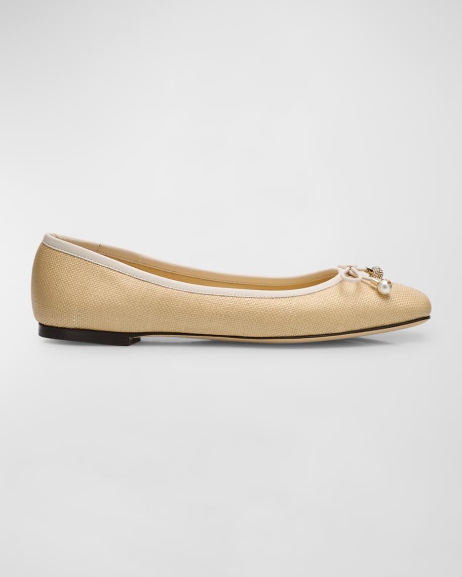 Elme Cotton Bow Ballerina Flats product image