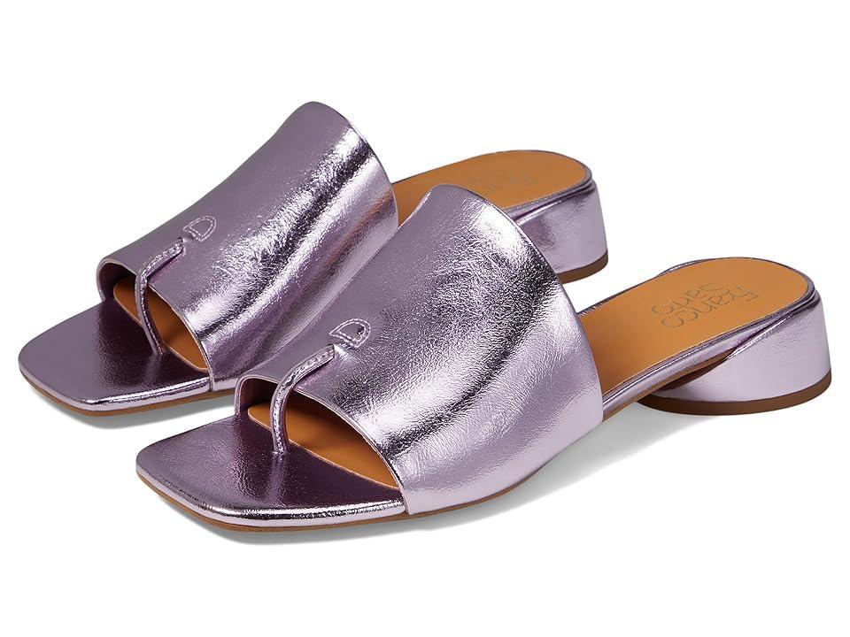 Franco Sarto Loran Slide Sandals Metallic) Women's Sandals Product Image