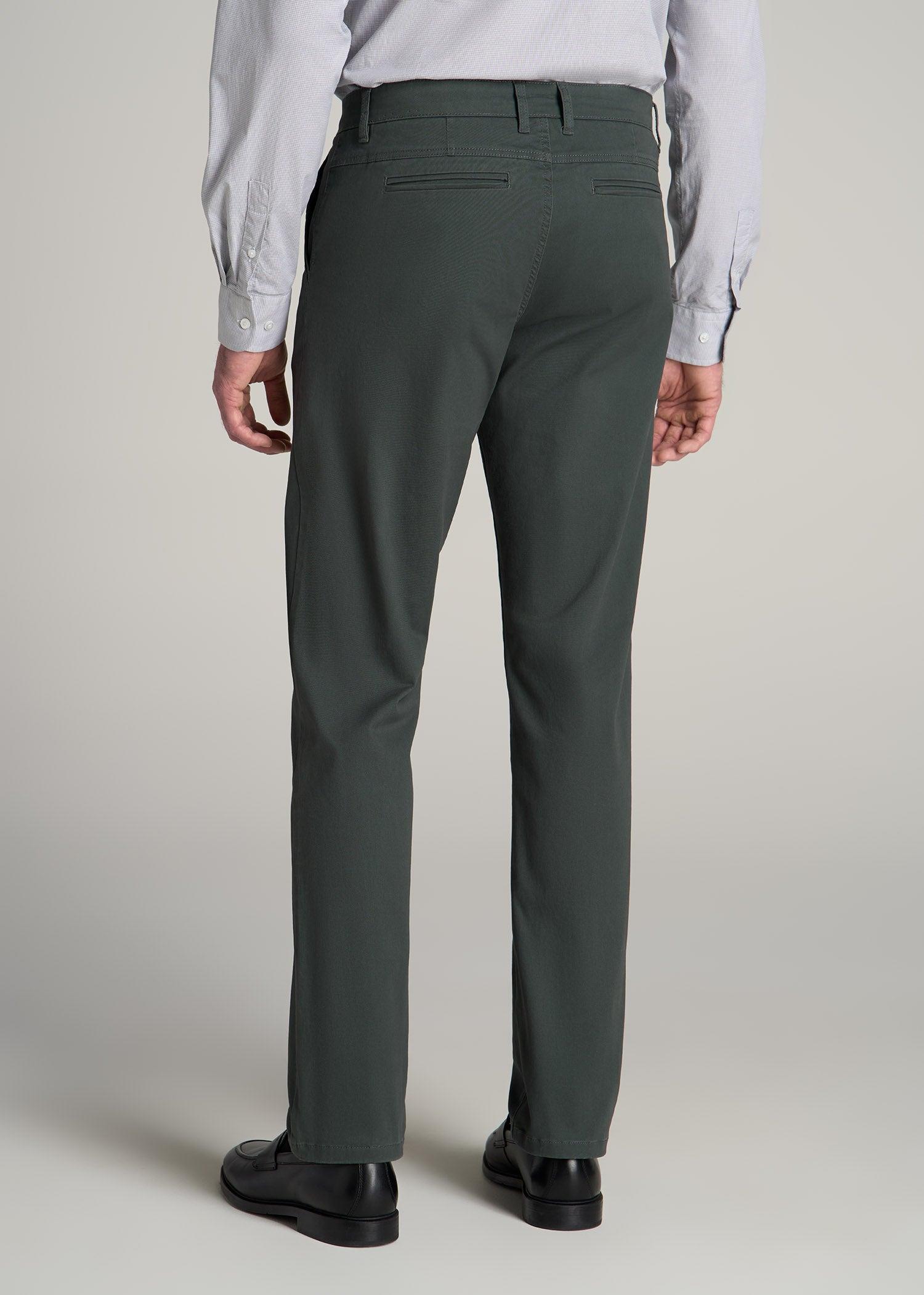 J1 STRAIGHT Leg Chinos in Soft Green - Pants for Tall Men Male Product Image