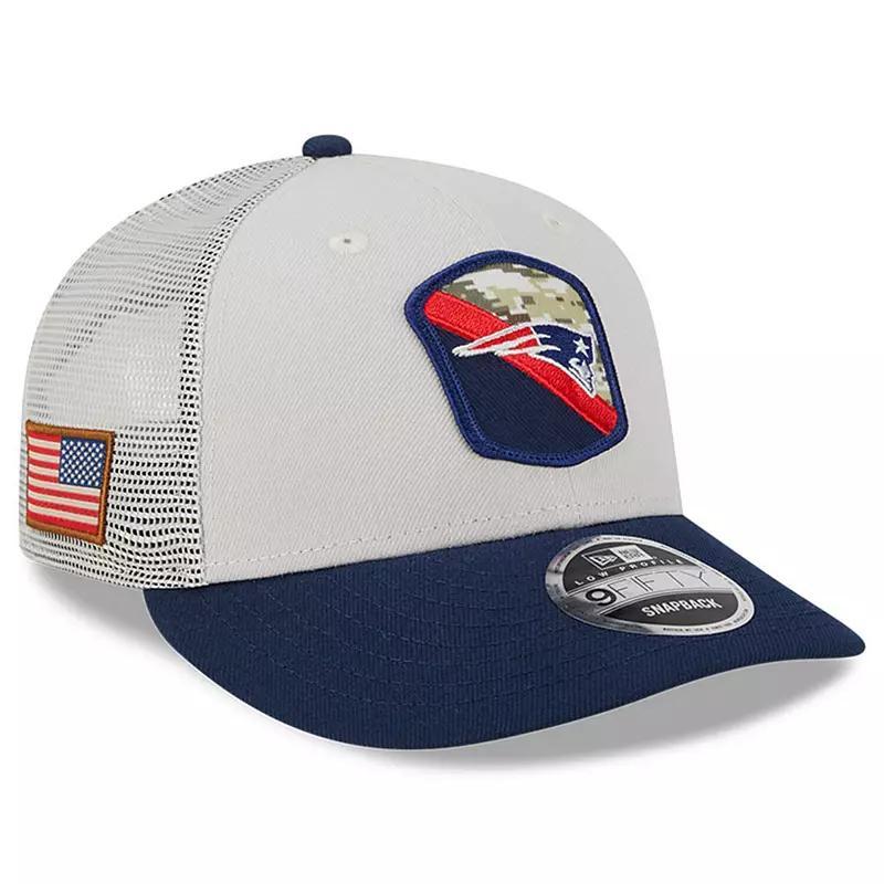 Mens New Era  Stone/Burgundy Washington Commanders 2023 Salute To Service Low Profile 9FIFTY Snapback Hat Product Image