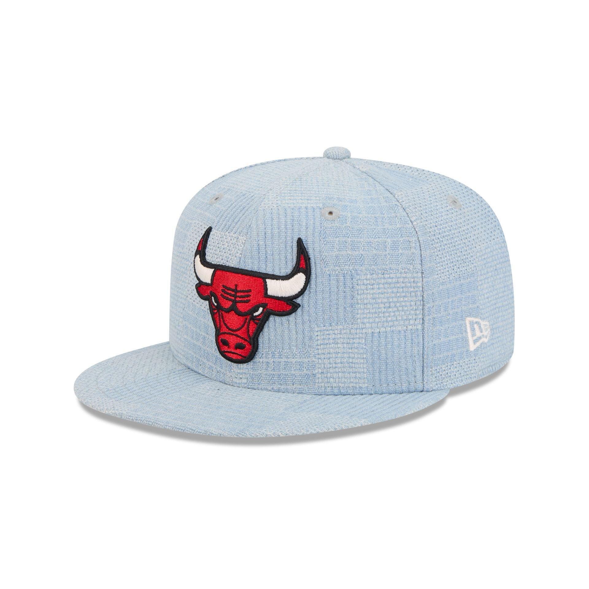 Chicago Bulls Denim Patchwork 9FIFTY Snapback Hat Male Product Image