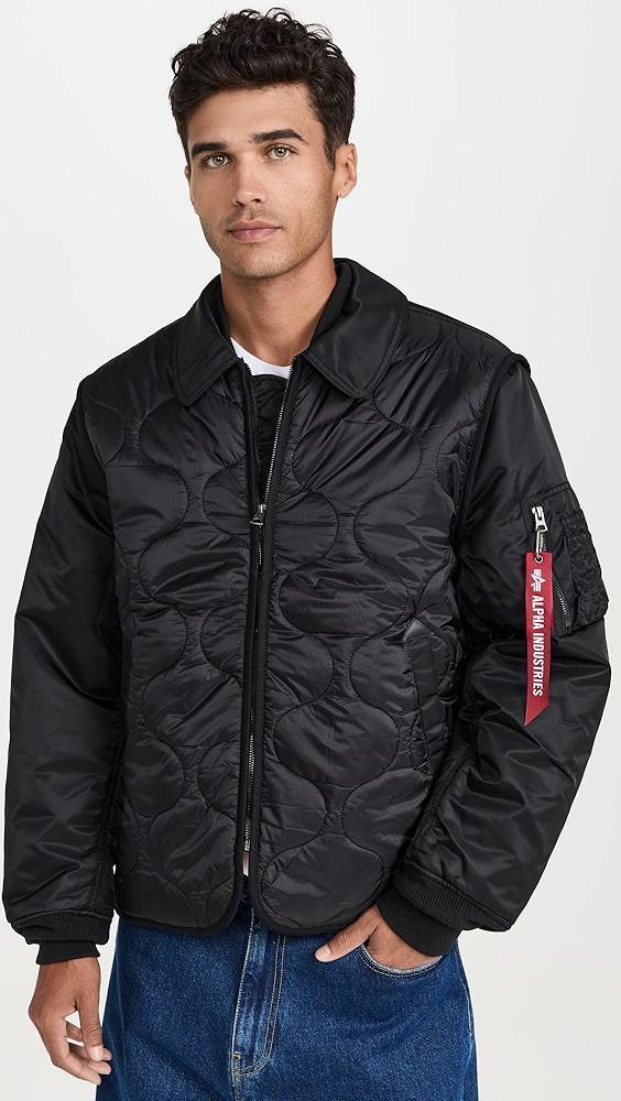 Alpha Industries Mixed Media Utility Jacket | Shopbop Product Image