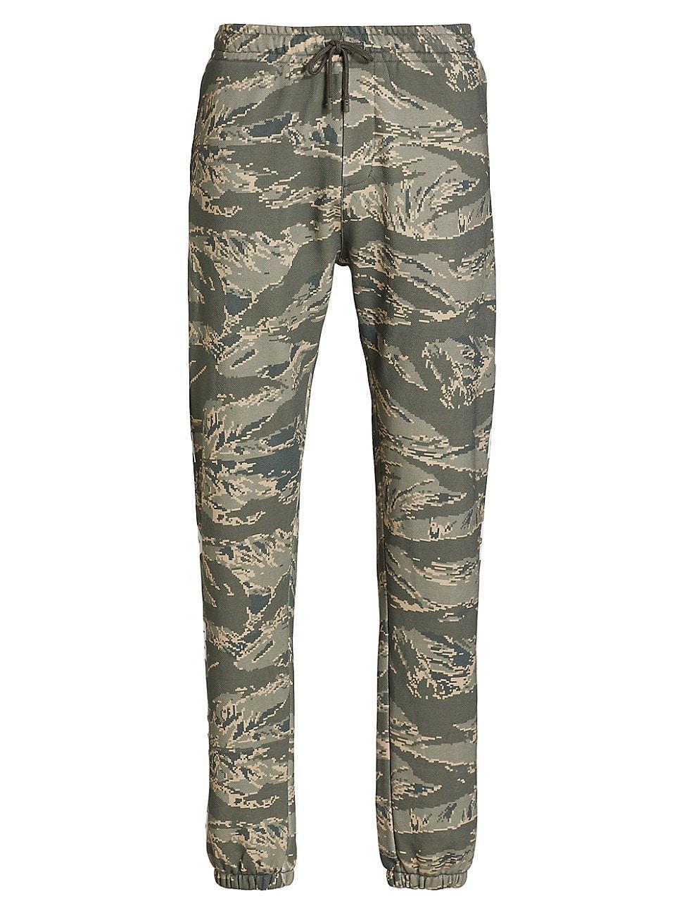 Mens Camouflage Drawstring Sweatpants Product Image