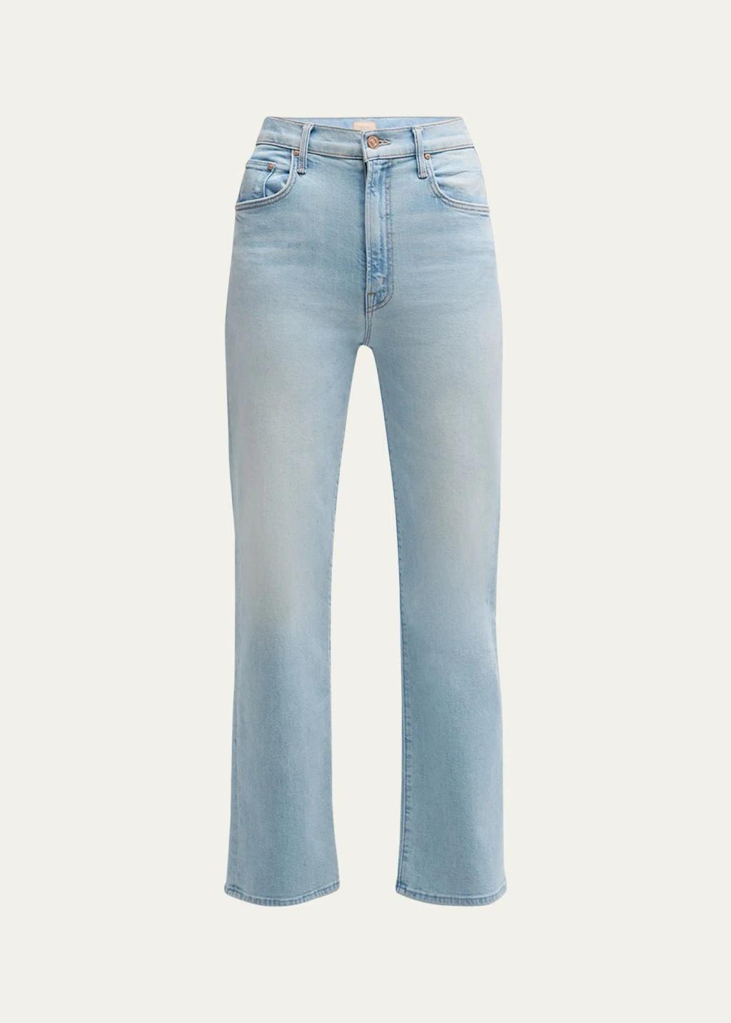 MOTHER The Rambler Zip Flood Jeans In Cherie Cherie Cei Product Image