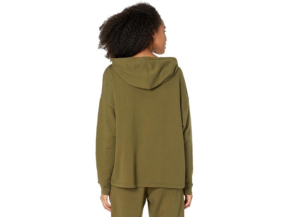 Madewell MWL Easygoing Hoodie Sweatshirt: Flower Embroidered Edition (Kale) Women's Clothing Product Image