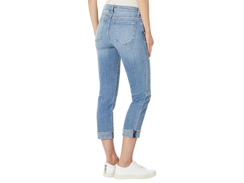 KUT from the Kloth Amy Crop Straight Leg- Roll-Up Fray In Gained (Gained) Women's Jeans Product Image