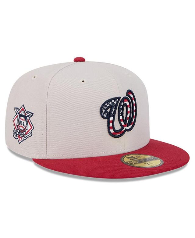 New Era Mens Red Washington Nationals 2024 Fourth of July 59FIFTY Fitted Hat Product Image