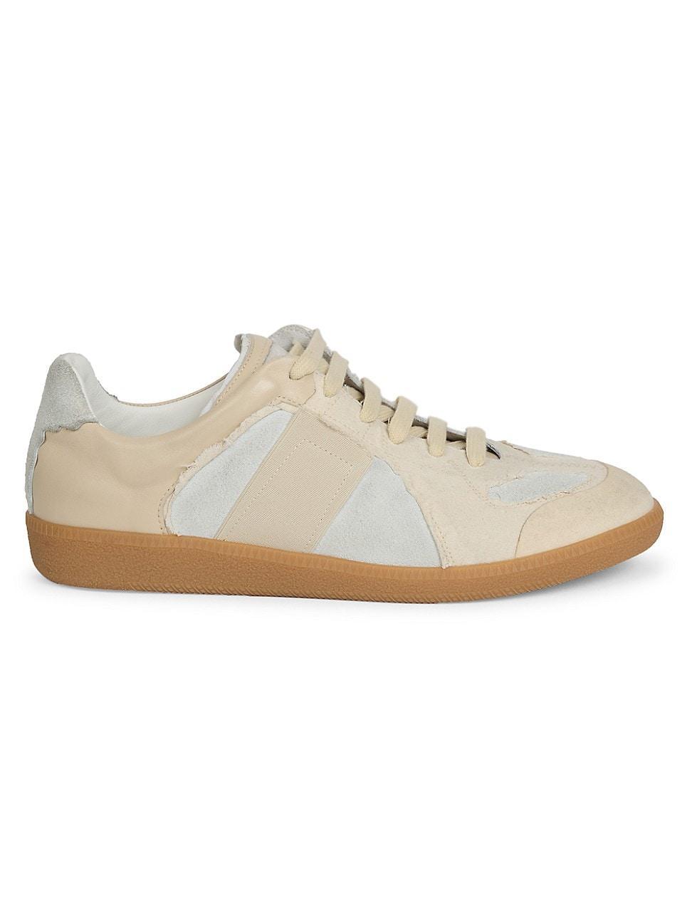 Mens Replica Inside-Out Leather Sneakers Product Image