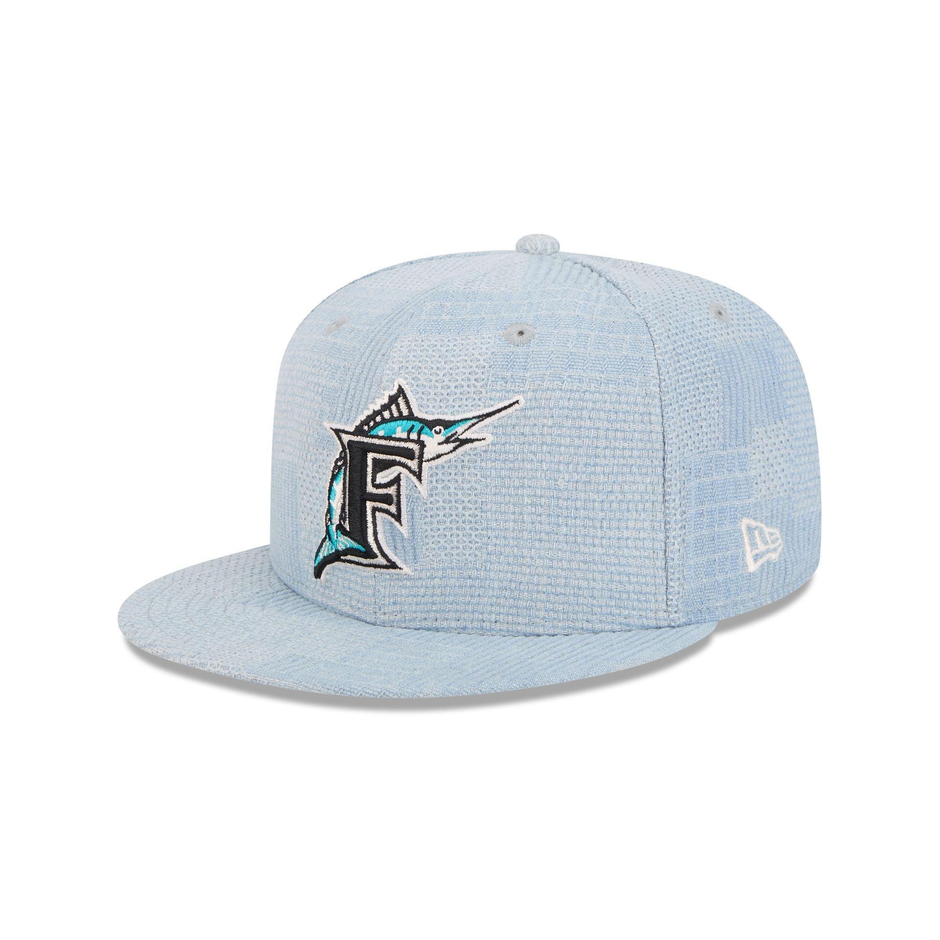 Miami Marlins Denim Patchwork 9FIFTY Snapback Hat Male Product Image