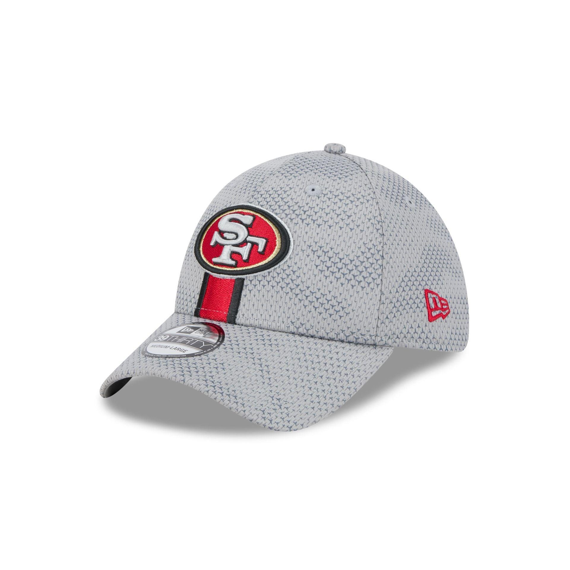 San Francisco 49ers 2024 Sideline Gray 39THIRTY Stretch Fit Hat Male Product Image