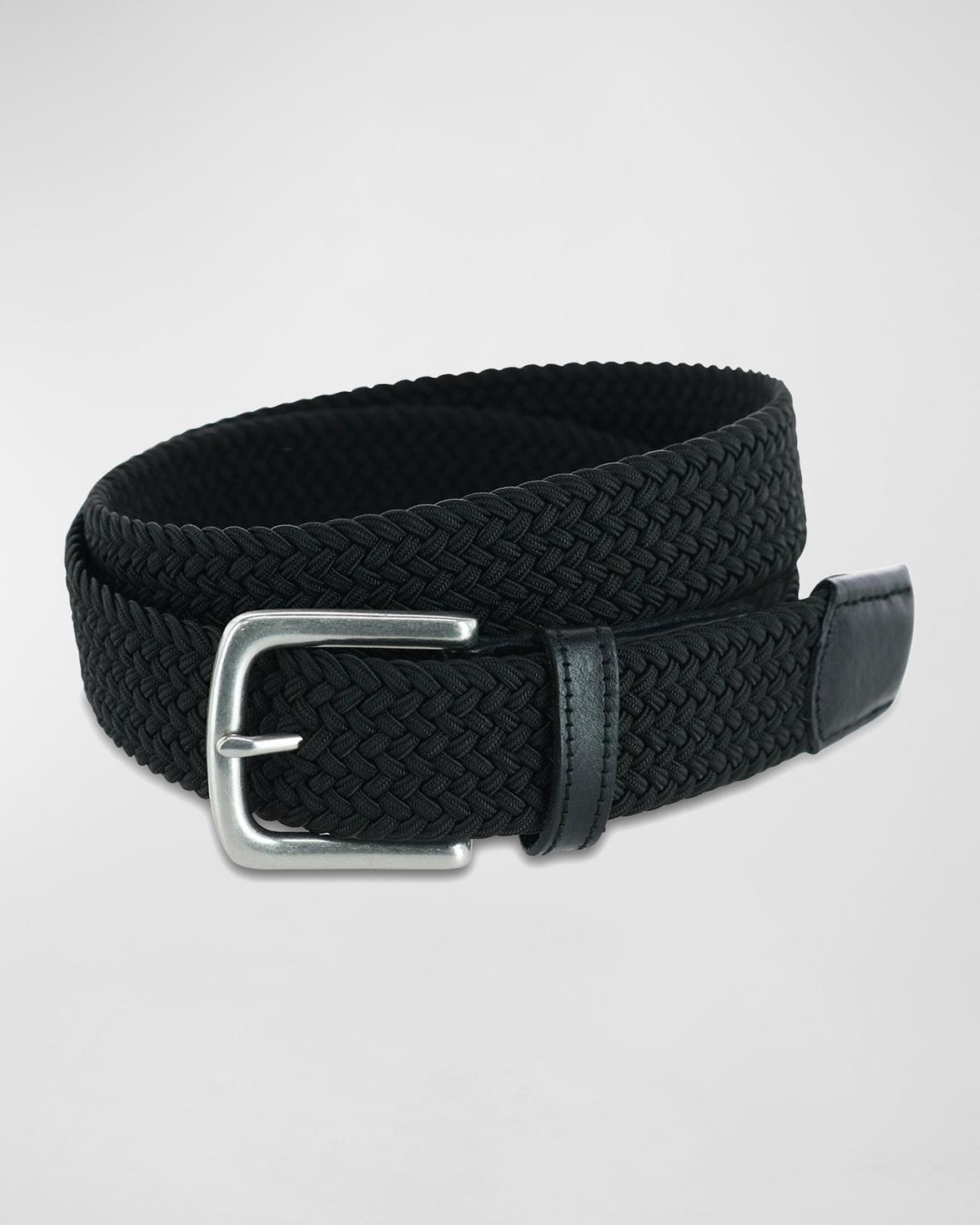 Mens Riverside Woven Rayon Leather Belt Product Image