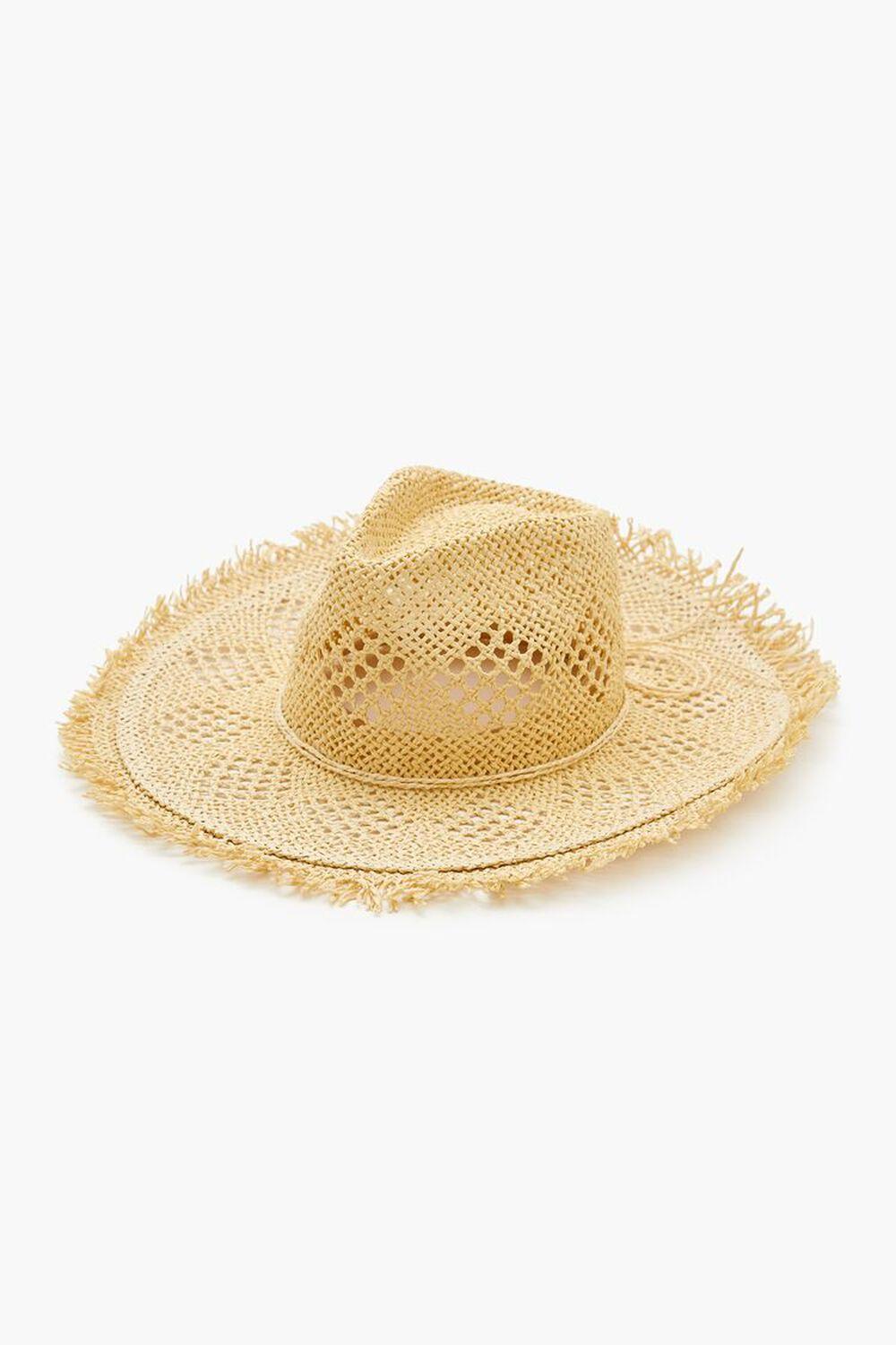 Frayed Straw Fedora | Forever 21 Product Image