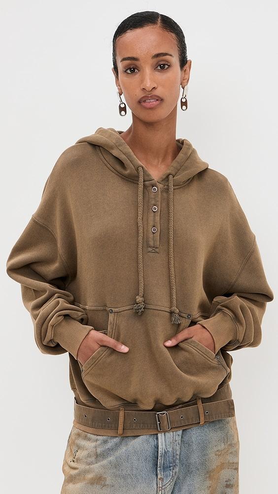 Acne Studios Blurred Logo Hoodie | Shopbop Product Image