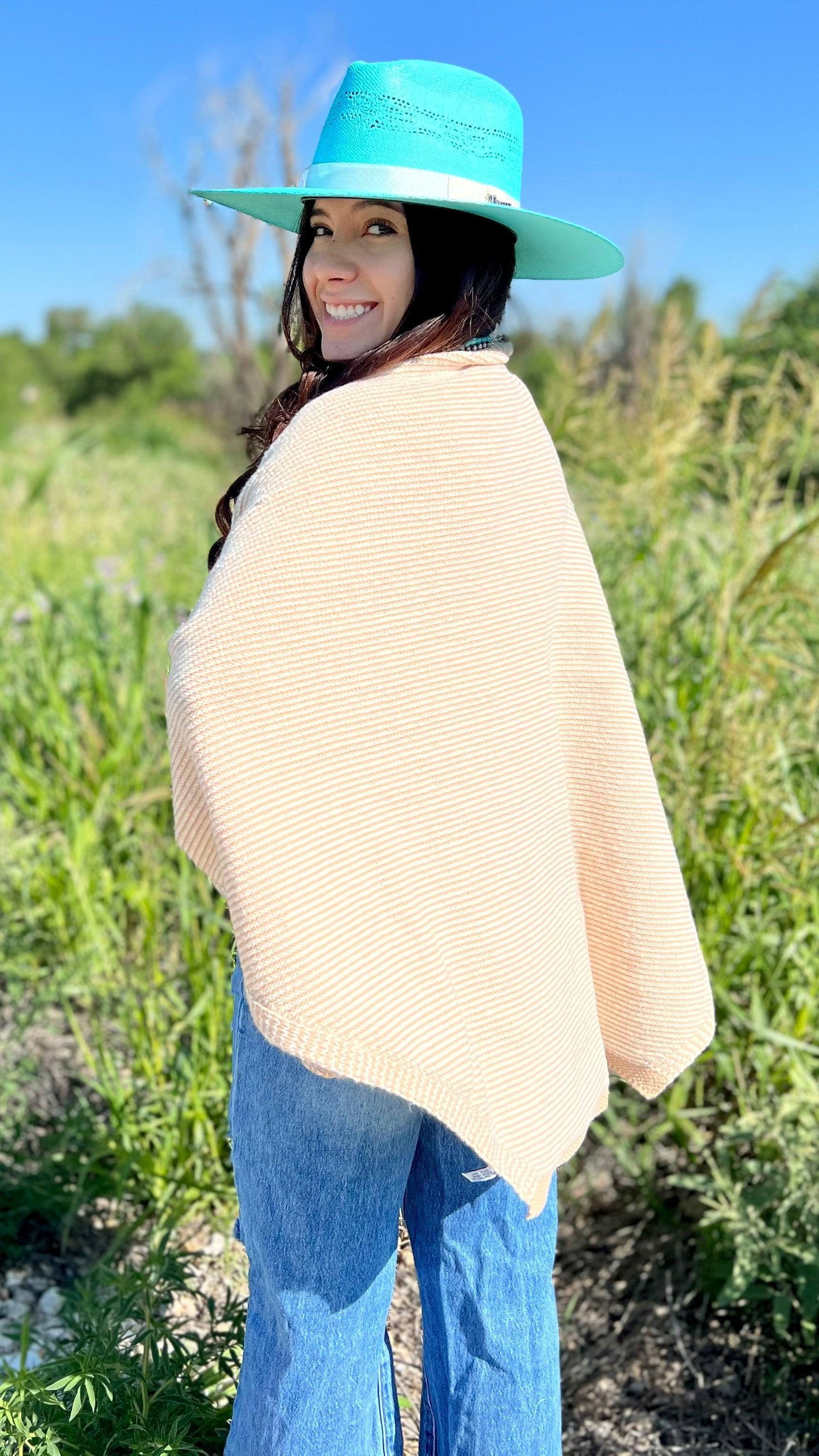 Cozy Knit Over The Shoulder Shaw* Product Image