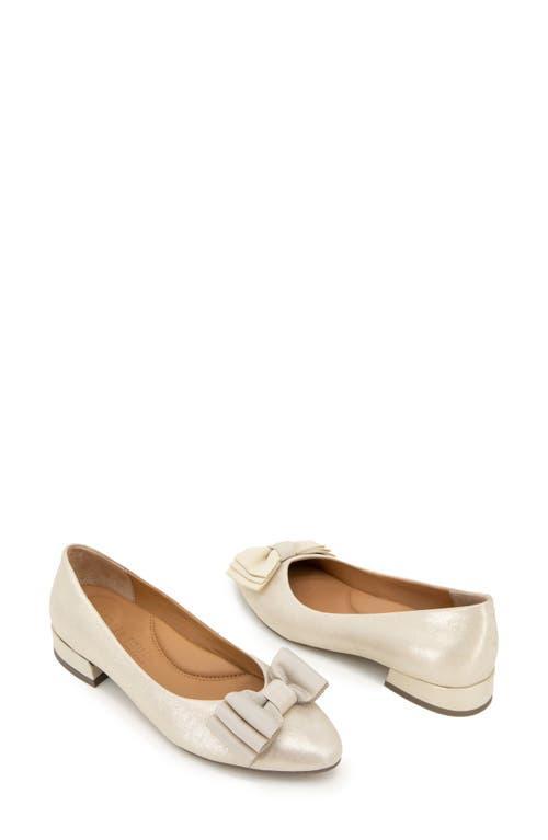 Gentle Souls by Kenneth Cole Atlas Flat (Ice Metallic) Women's Shoes Product Image