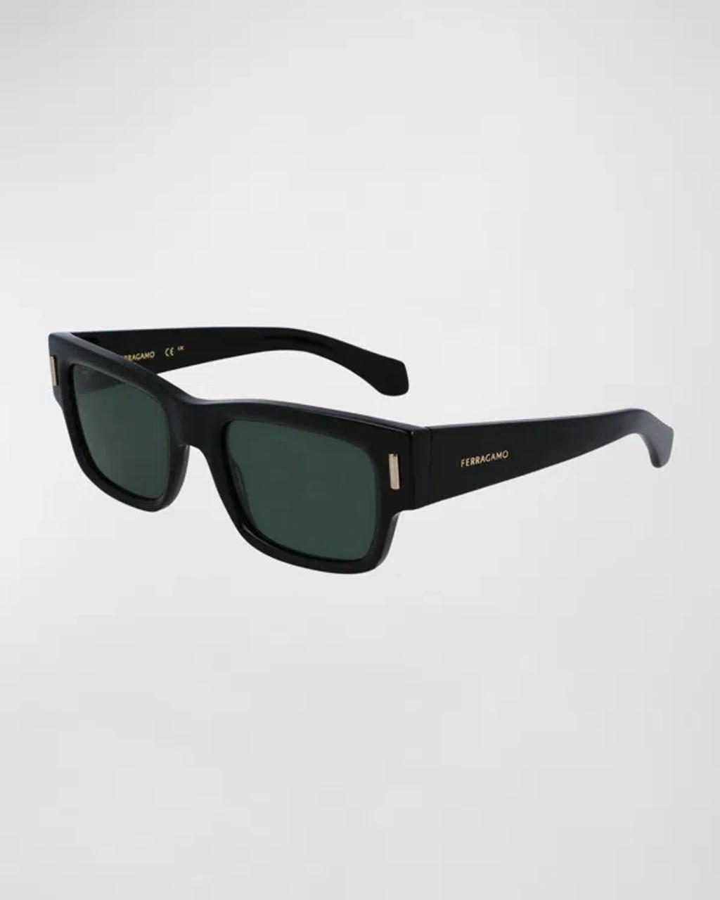 RAY BAN 53mm Square Sunglasses In Transparent Brown Product Image